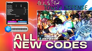 ALL STAR TOWER DEFENCE SECRET CODES [upl. by Guglielma]