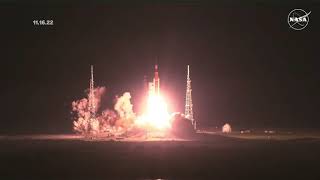 NASAs Artemis 1 rocket successfully launches on its mission to the moon [upl. by Glarum]