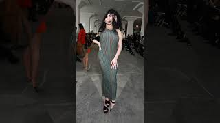 Rowan Blanchard at Eckhaus Latta RTW Fall 2024 fashion show actress [upl. by Mitman]