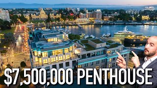 Inside a 7500000 Penthouse in Victoria BC’s Inner Harbour [upl. by Daberath]