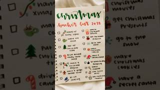 Christmas bucket list ideasgoviral christmas bucketlist fypシ゚viral [upl. by Llyrrad556]