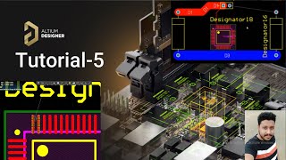 How to change PCB Trace width and remove clearance error using Design rules  Altium  Tutorial 5 [upl. by Aham230]