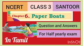 NCERT class 3 English Paper Boats Question answer Unit 2 chapter 6 [upl. by Arney]