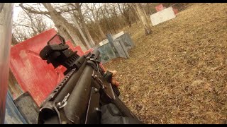 First Time Magfed Paintball Gameplay  Milsig MK3  Helix mags [upl. by Vevina]