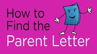 TumbleBookLibrary How to Find the Parent Letter [upl. by Lechar]