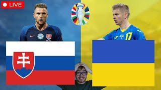 Slowakei  Ukraine  UEFA EURO 2024 LIVE [upl. by Nico]