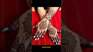 Bridal mehandi design  Wedding mehndi design  shortvideo shorts mehndi [upl. by Studner]