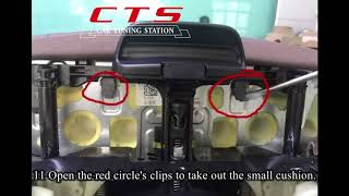 How to install Ventilated Seat for MercedesBenz W205 C class W213 E class [upl. by Ahsoem21]