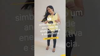 Amarelo é a cor da luz prosperidade e alegria Opte pelo amarelo no seu look de Ano Novo [upl. by Ennairoc]