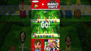 슈퍼마리오파티  Barreling Along  Mario vs Peach vs Rosalina vs Wario  Super Mario Party Shorts [upl. by Nauqas161]