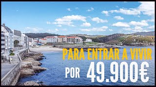 VENDIDO¡PISO a 200 metros de la playa en CORME PontecesoA Coruñapor tan SOLO 49900€ [upl. by Erej]