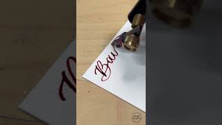 Bailey  Pointed Pen Handwriting [upl. by Ahtelahs]