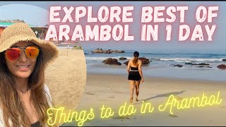 Explore best of ARAMBOL in 1 day Things to do in Arambol  arambol beach itinerary  travel guide [upl. by Ettellocin]