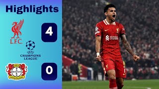 Liverpool Dominate 🥵🥶 Champions league  Champions league highlights 202425 [upl. by Redwine]