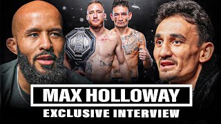 MAX HOLLOWAY on GAETHJE BMF TITLE FIGHT TOPURIA amp ISLAM MAKHACHEV  EXCLUSIVE INTERVIEW [upl. by Leahcimnoj]