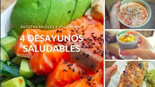 IDEAS DE DESAYUNOS SALUDABLES  RECETAS SALUDABLES  HEALTHY BREAKFAST IDEA [upl. by Ahsienak273]