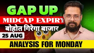 Nifty Prediction and Bank Nifty Analysis for Monday  26 August 24  Bank NIFTY Tomorrow [upl. by Storer]