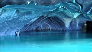 CUEVAS DE MARMOL EN LA PATAGONIA IMPRESIONANTE Lago Buenos Aires o Lago General Carrera [upl. by Eibrad]