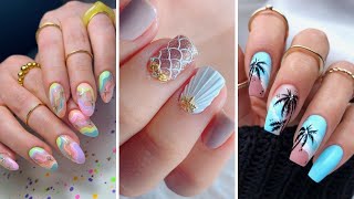 25 Spring Beach Nail Inspo 2023  Beach Nail Designs amp Ideas  Different Style Colors amp Size [upl. by Einitsed]