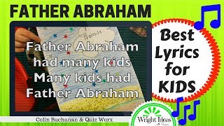 FATHER ABRAHAM SONG Best lyrics for KIDS Colin Buchanan [upl. by Boys]