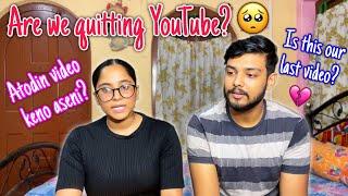 SHARING the DARKEST PHASE of our life 💔  Are we quitting YouTube ⁉️  Santani Couple [upl. by Howlend393]