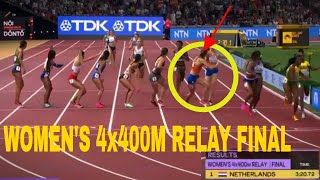 How Netherlands Femke Bol Secured Gold in Budapest 4x400m FinalShorts [upl. by Robson612]