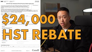 24000 New Condo HST Rebate  How To Get It Back [upl. by Nored]