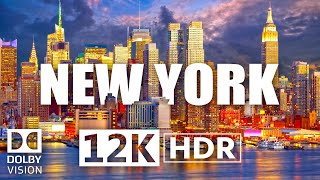 12K HDR 60fps Dolby Vision  New York City in 2023 [upl. by Ihcas167]