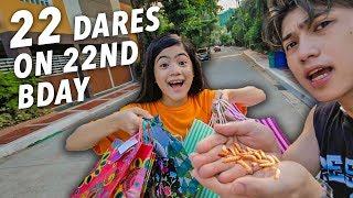 22 EPIC DARES ON 22ND BIRTHDAY  Ranz and Niana [upl. by Ely]