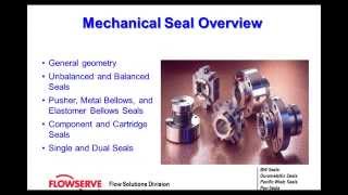 Mechanical Seal Fundamentals  Webinar Session 2  Siewert Equipment [upl. by Ohl]