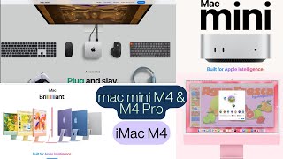 mac mini m4 and m4 pro and iMac m4 analysis [upl. by Ara]