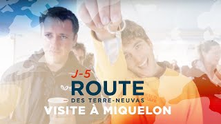 J5 Route des Terre Neuvas  Les équipages Ocean Fifty visitent Miquelon [upl. by Anitsrihc]