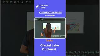 Glacial Lake Outburst Floods  Current Affairs  CareerClassin [upl. by Asiled166]