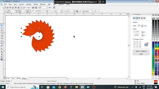 coreldraw bezier tool and rotate scale [upl. by Jon295]