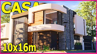 🔴CASA EN ESQUINA CON ESCALERA ESPECTACULAR🔥 10X16m [upl. by Nonohcle]