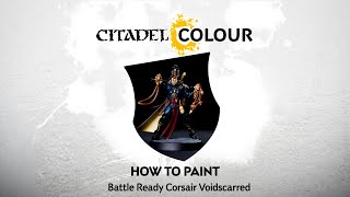 How to Paint Battle Ready Corsair Voidscarred [upl. by Atinram877]