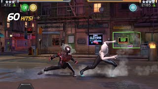 Magneto and SpiderMan Miles Morales Unboxing and Battles  Marvel Contest of Champions [upl. by Mountford496]