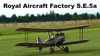 Royal Aircraft Factory SE5  3m scale RC biplane  4K  Holesov 2021 [upl. by Aital]