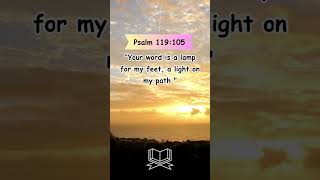 Today verse  Psalm 119105 bibleverse verseoftheday quotes motivation versefromlord [upl. by Itram]