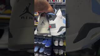 Jordan 6 Georgetown vs Jordan 6 UNC [upl. by Toolis]