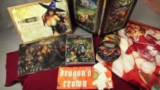 PS3 Dragons Crown Limited Deluxe Edition and Dengeki Special Box unboxing [upl. by Arriaet850]