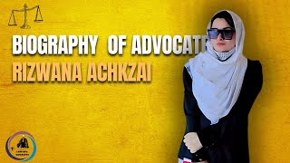 Biography of advocate rizwana achkzai [upl. by Annij652]