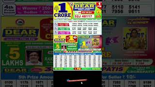 Lottery sambad live 100pm 031024 Morning Nagaland state dear lottery Result pdf Download [upl. by Marjorie]