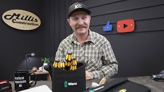 KC Tool Haul Wera Chisel Drivers amp Tool Pouch Halder Mallets [upl. by Dam998]