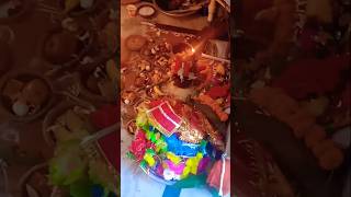 Durga Puja Celebration In Our Home 😍✨shortsvideo youtubeshorts durgapuja homedecor [upl. by Nikral368]