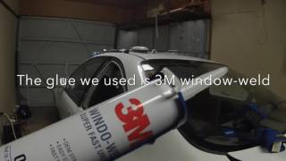 How to replace a quarter window 93 Civic Coupe [upl. by Aenaj]