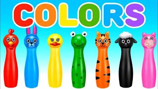 Learn Colors  Preschool Chant  Colors Song l colours names for kidshome schooling for kids [upl. by Eldnik]