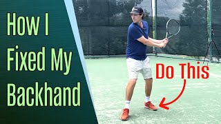 How I Transformed My TwoHanded Backhand [upl. by Keavy]