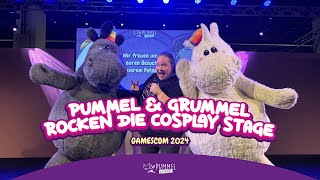 Pummeleinhorn amp Grummeleinhorn rocken die Cosplay Stage I gamescom2024 [upl. by Wahlstrom]