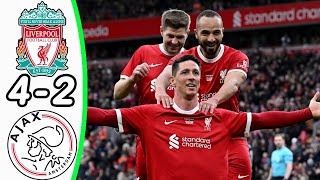 Liverpool  Ajax 42  All Goals amp Highlights  Legends Charity Match [upl. by Halludba]